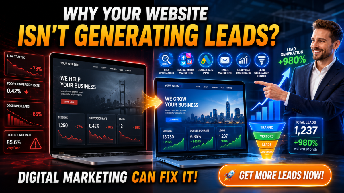 AI-Powered Digital Marketing strategy improving website lead generation and business growth in 2026