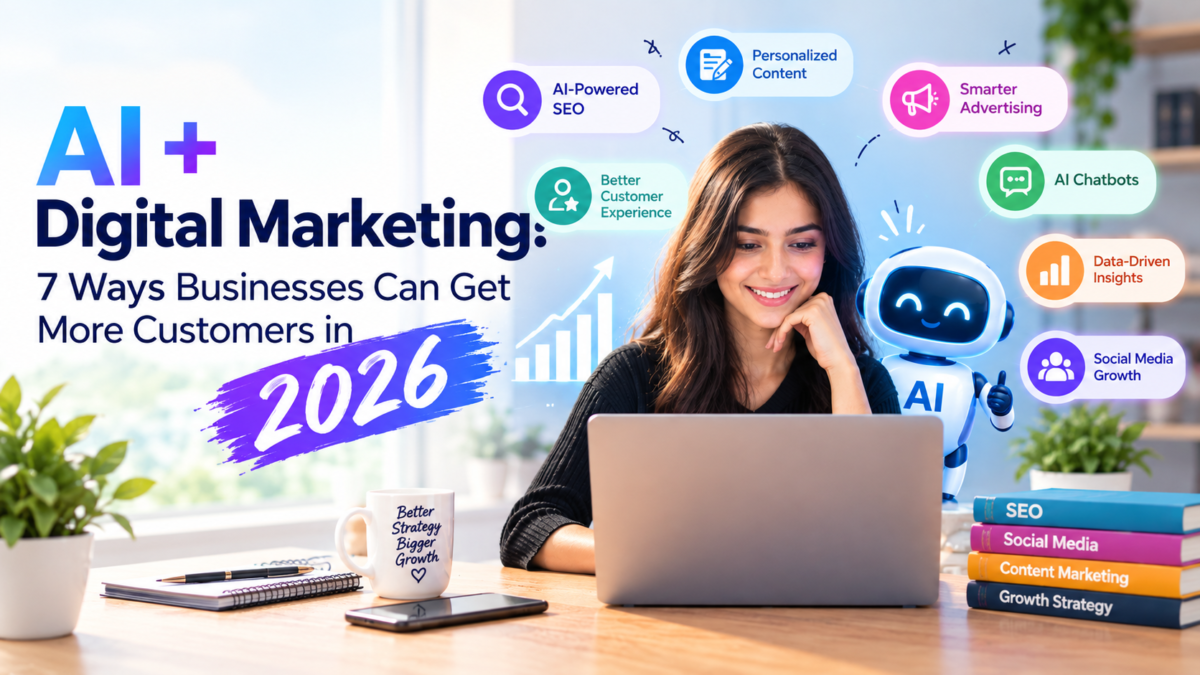 AI and digital marketing strategies helping businesses attract more customers in 2026